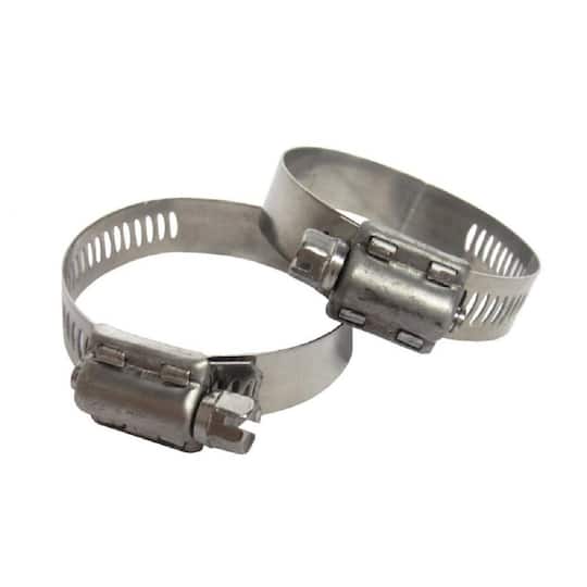Swim Central 2.5" Silver Hose Clamps, 2ct. | 2.5" x 0.5" x 2.25" | Michaels®